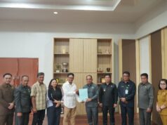 Irawan Paputungan Resmi Nahkodai PD Gadasera Bolmong,Ini Pesan Bupati Bolmong